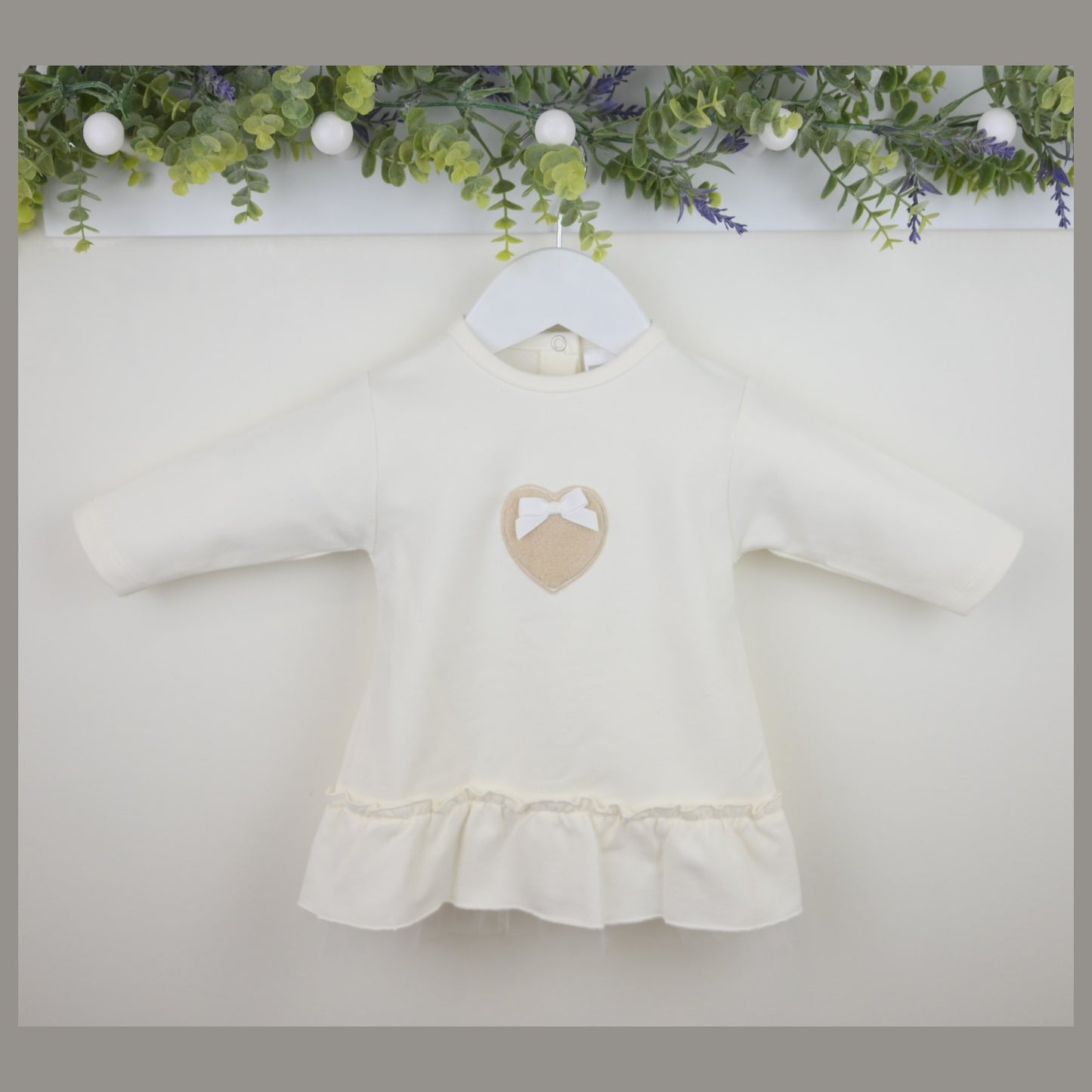 Pex Girls Portia Dress Ivory/Natural B0984007 – main product view
