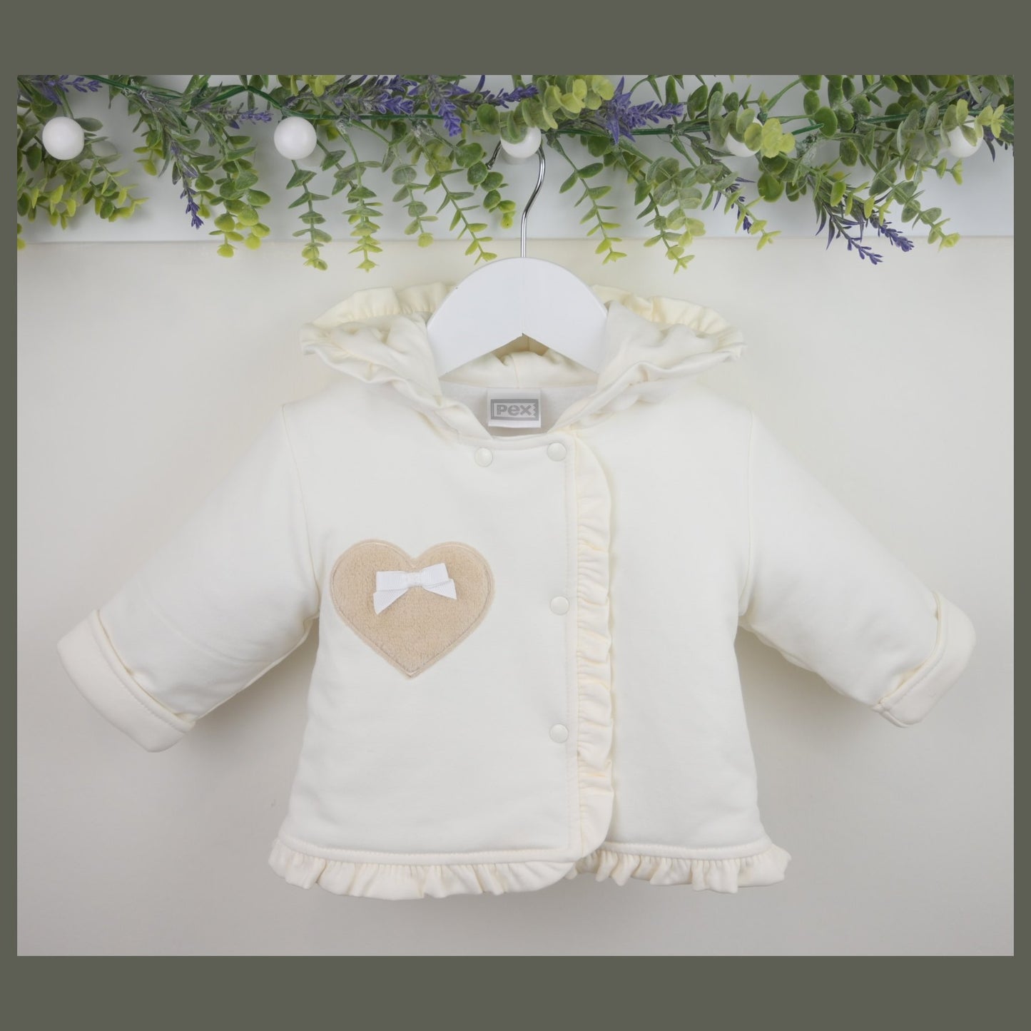 Pex Girls Portia Jacket Pink/Ivory B0985014 – main product view