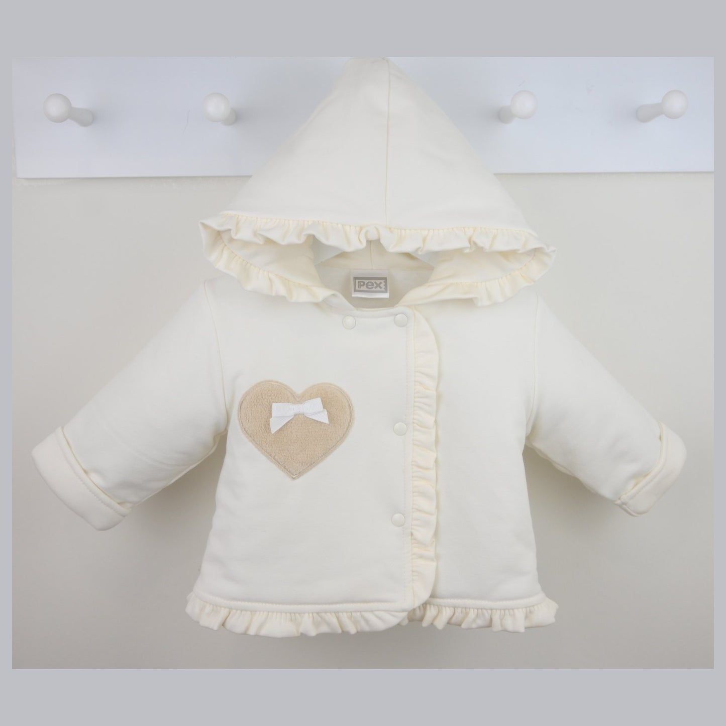 Pex Girls Portia Jacket Pink/Ivory B0985014 – additional product view 2
