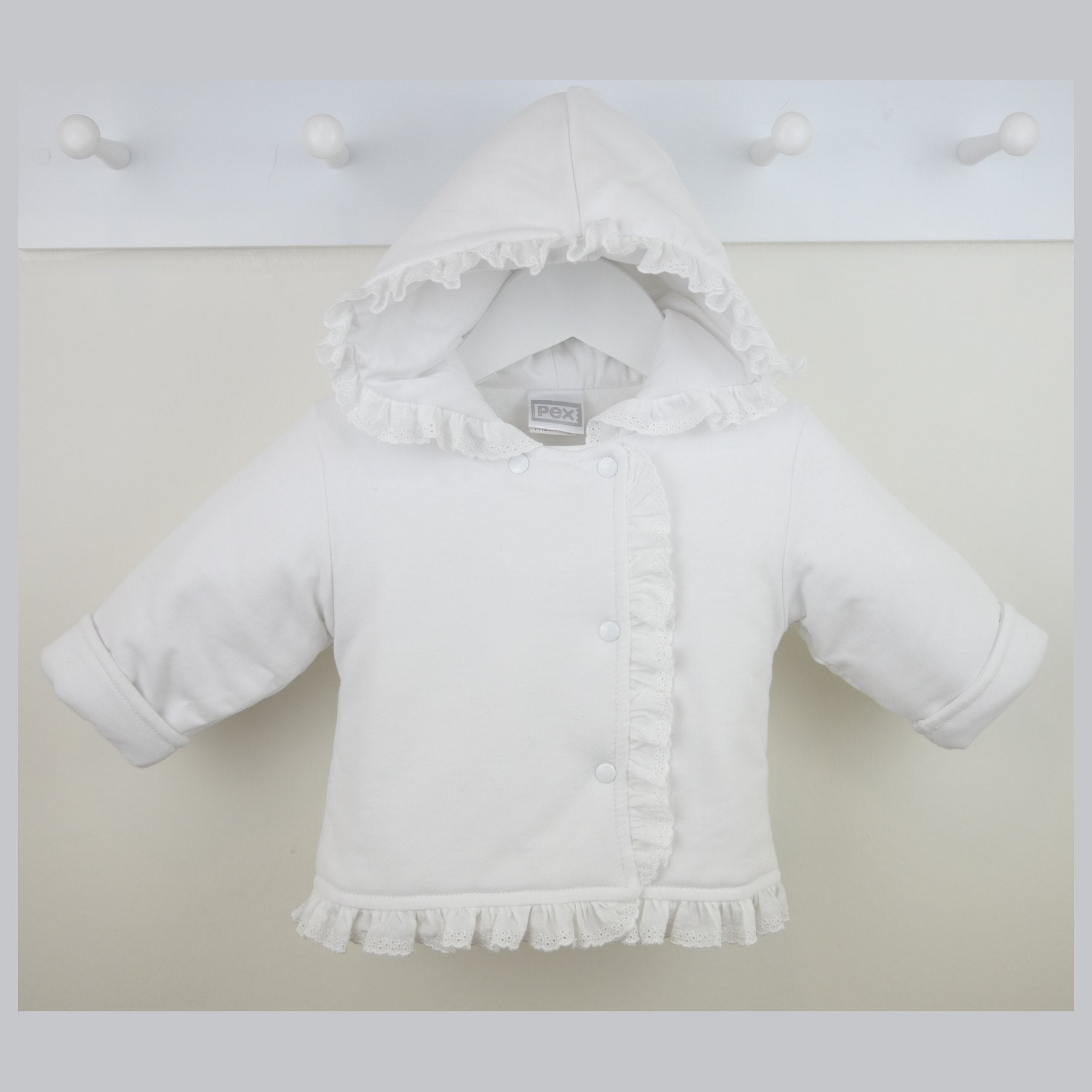 Pex Girls Eliza Jacket White B0986001 – additional product view 3