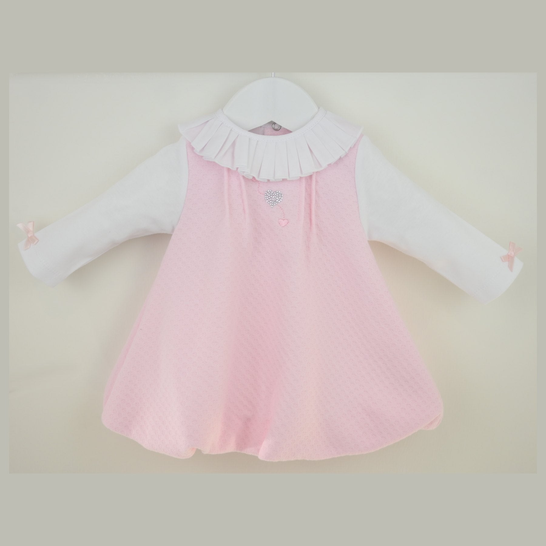 Pex Girls Natalie Dress Pink/White B0997014 – additional product view 2