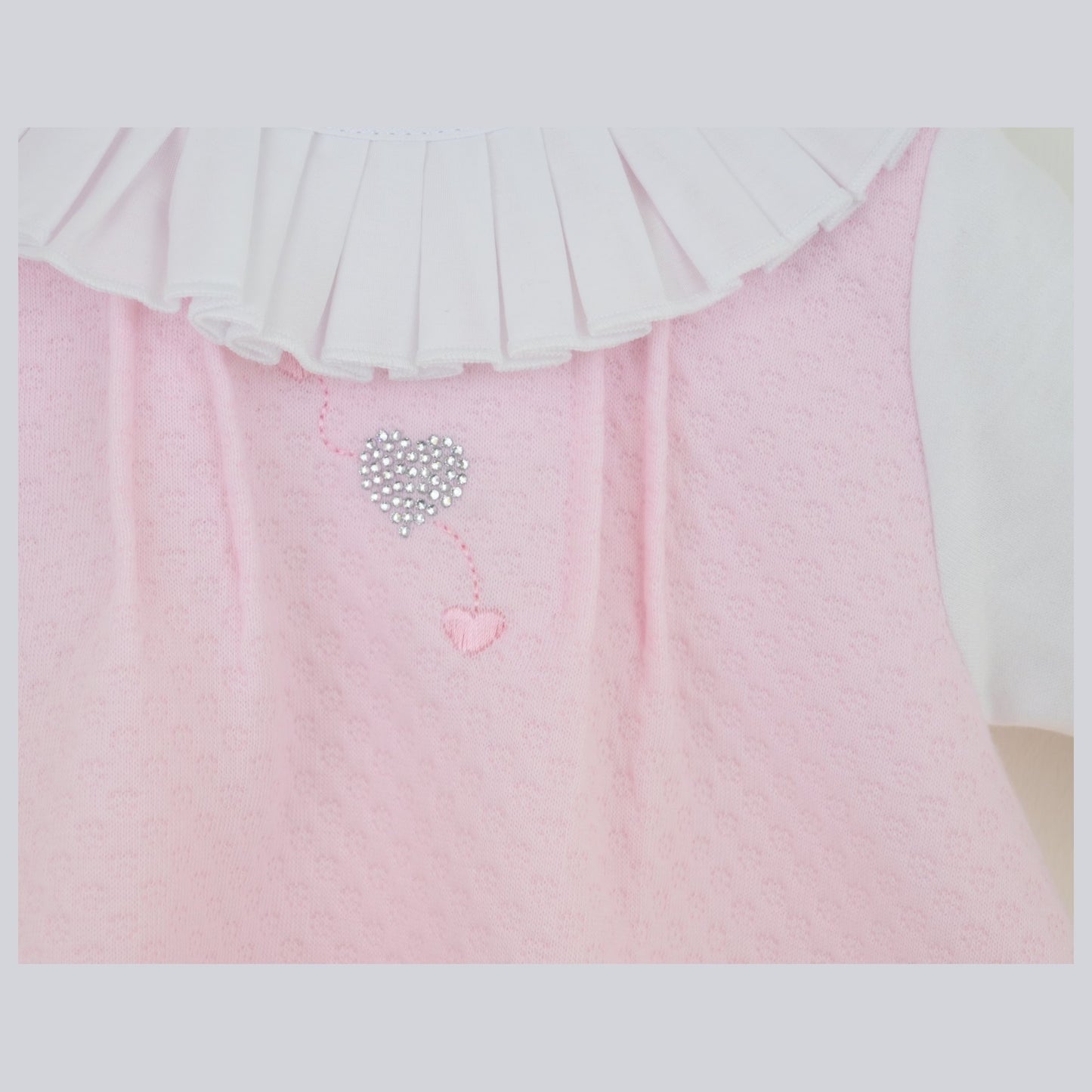Pex Girls Natalie Dress Pink/White B0997014 – additional product view 3