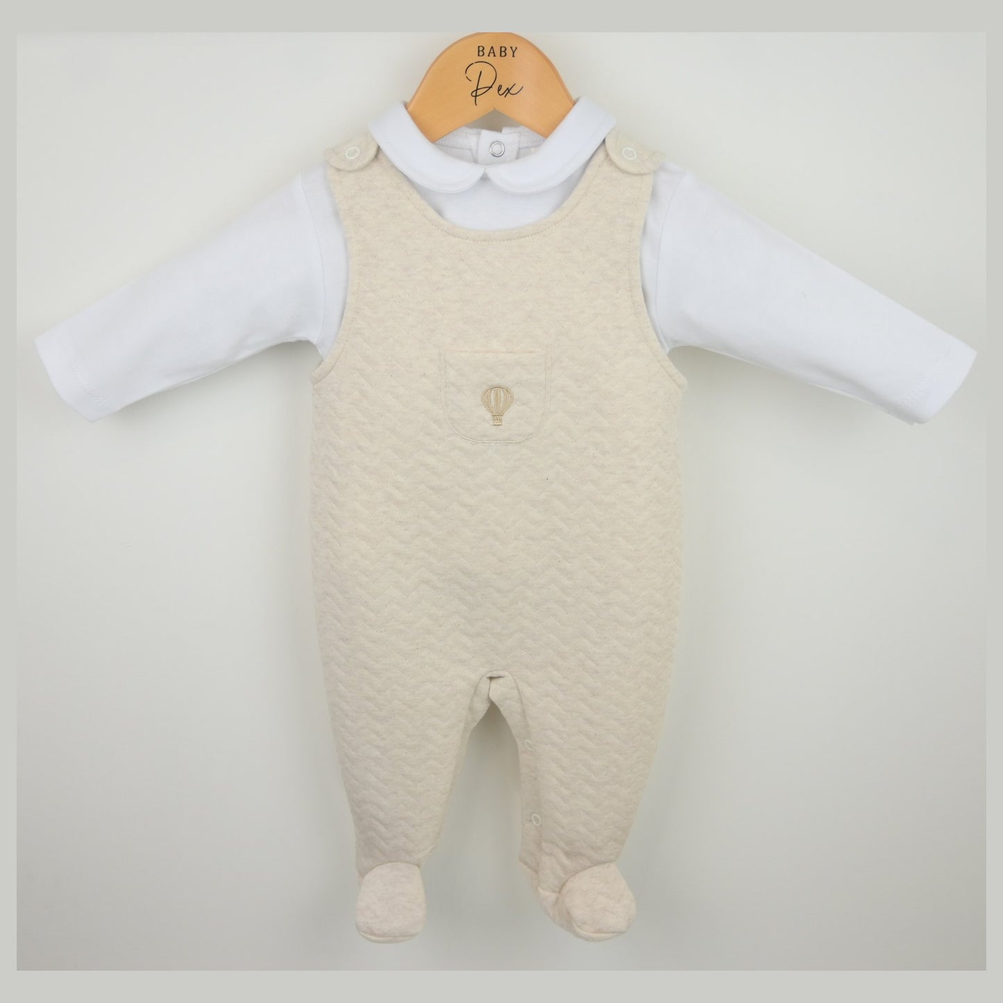 Pex Boys Pascal Dungaree Suit Natural B1008022 – additional product view 2