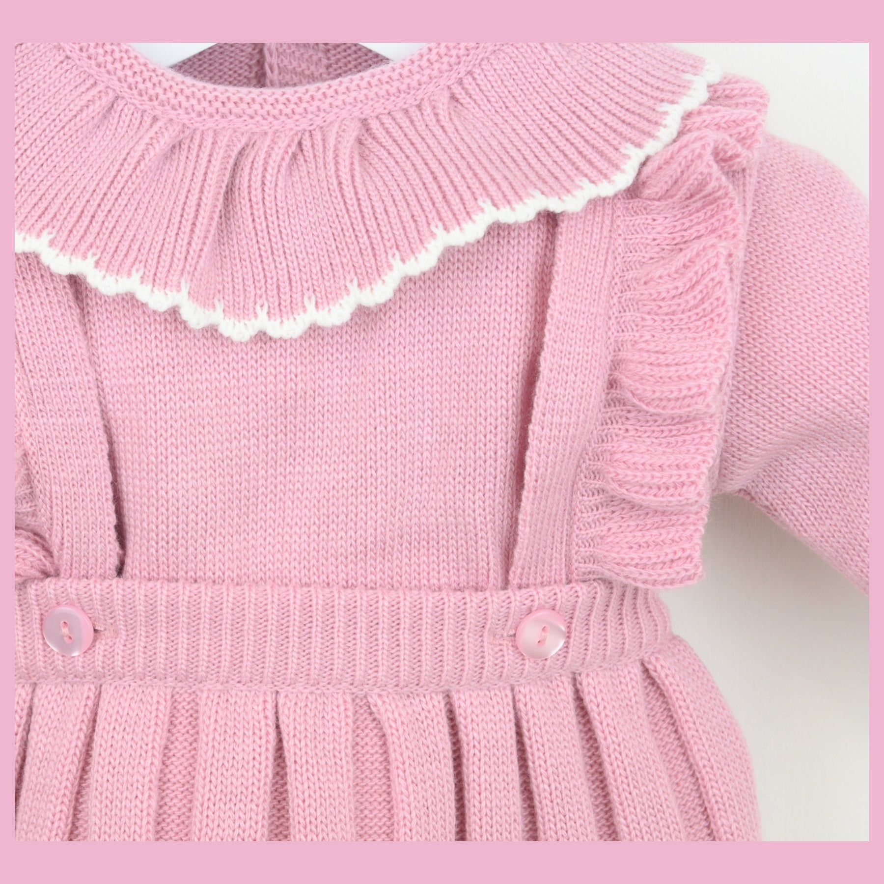 Pex Girls Caterina Pinafore Set Dusky Pink B1018015 – additional product view 3