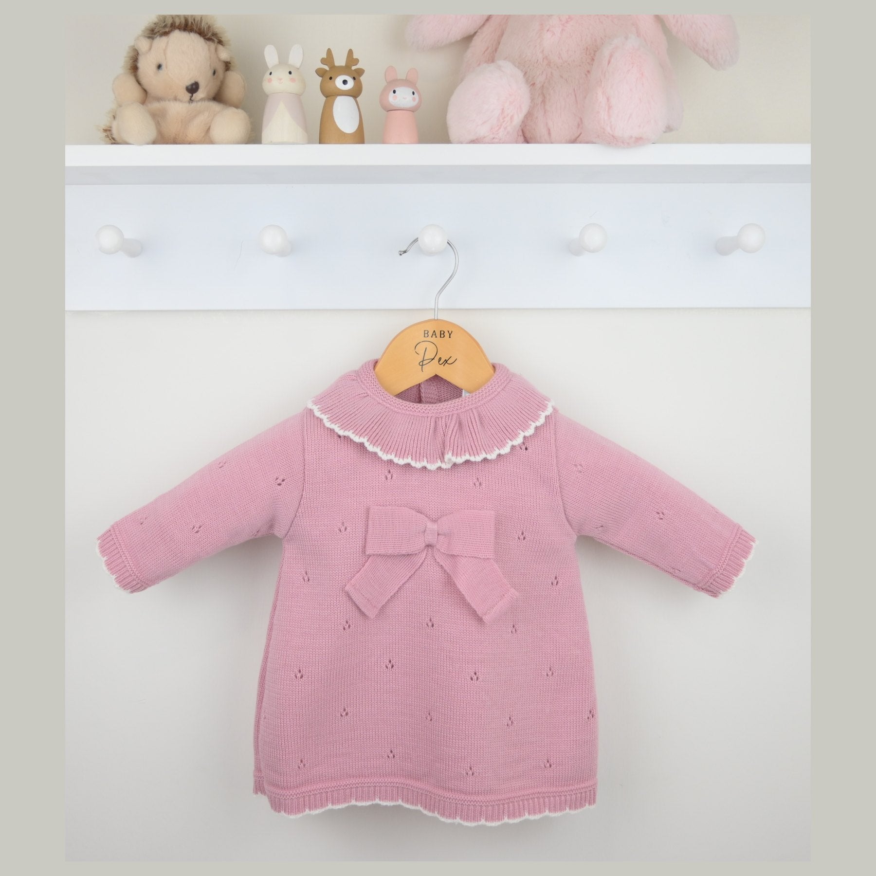 Pex Girls Caterina Dress Dusky Pink B1019015 – main product view