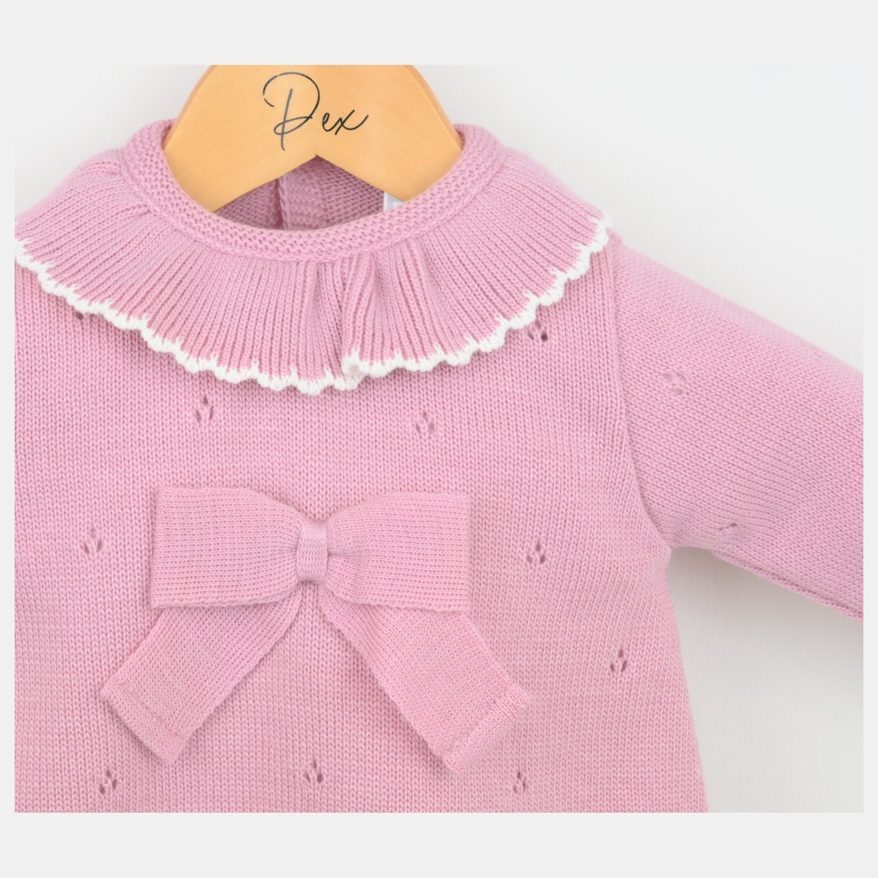 Pex Girls Caterina Dress Dusky Pink B1019015 – additional product view 3