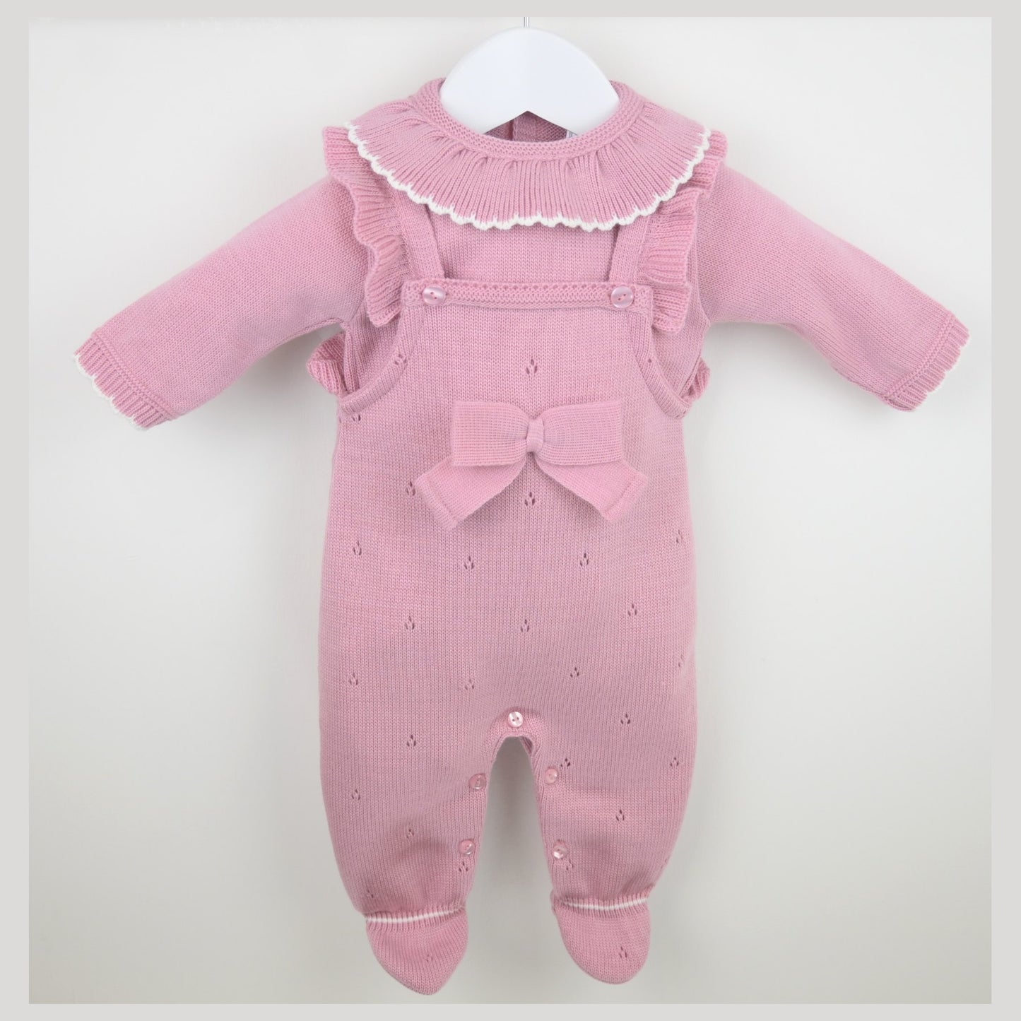 Pex Girls Caterina Dungaree Suit Dusky Pink B1020015 – additional product view 2
