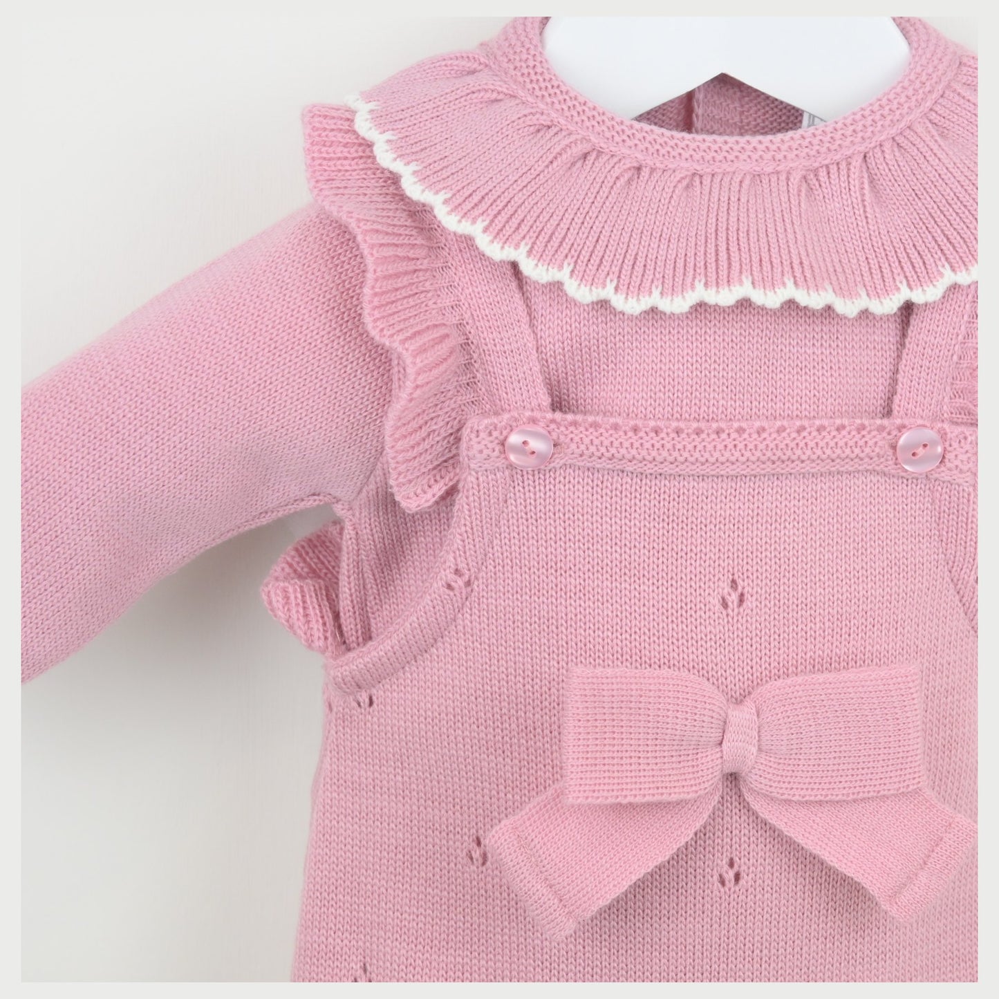 Pex Girls Caterina Dungaree Suit Dusky Pink B1020015 – additional product view 3