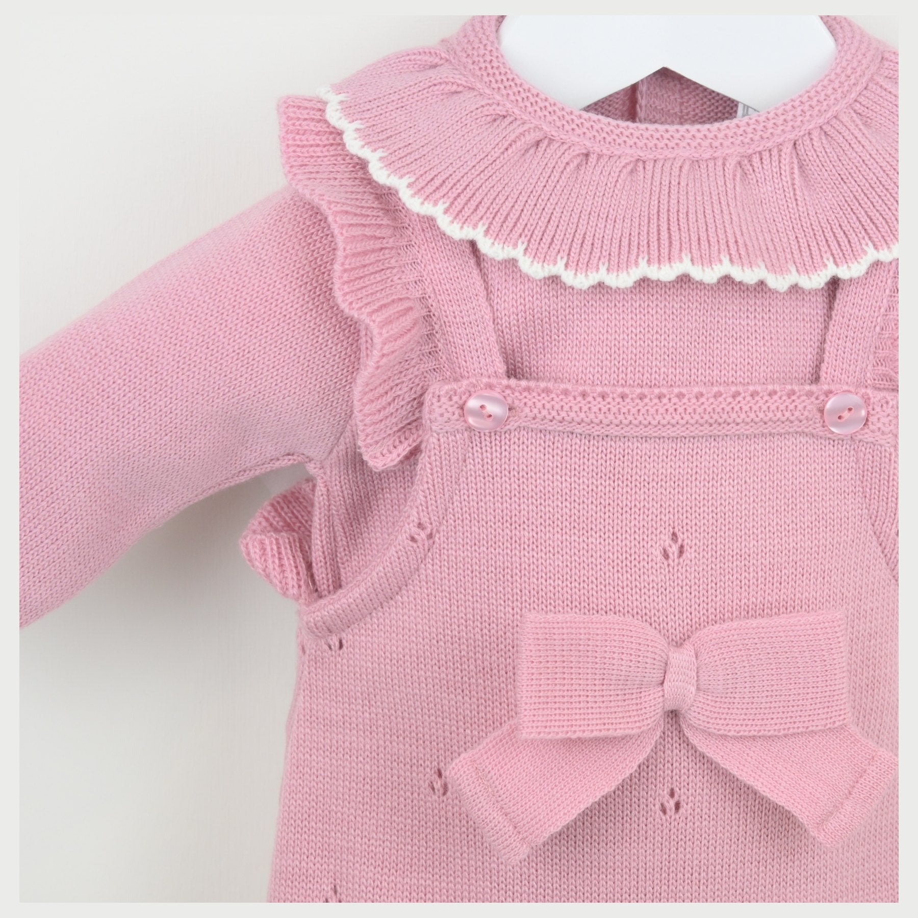 Pex Girls Caterina Dungaree Suit Dusky Pink B1020015 – additional product view 3