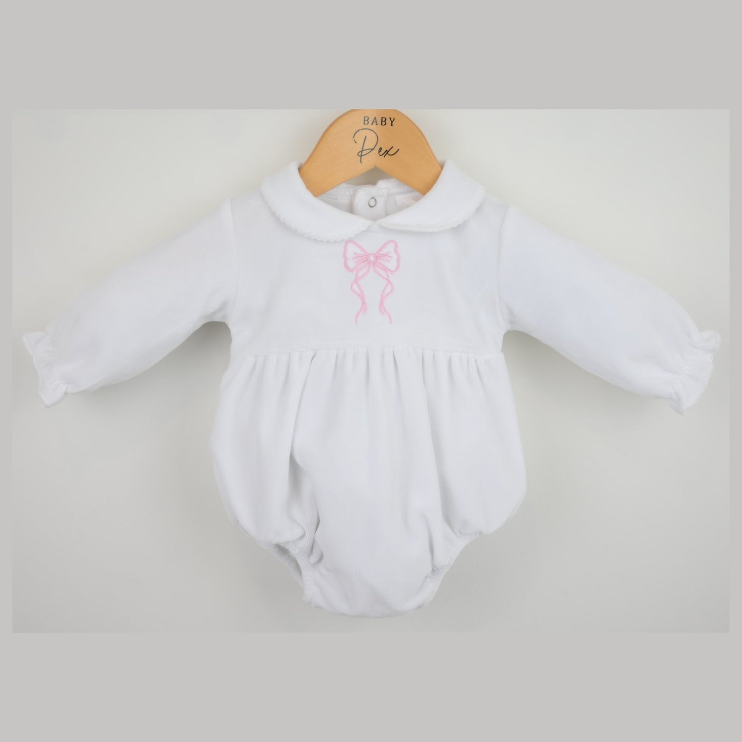 Pex Girls Hallie Romper White/Pink B1034001 – additional product view 2