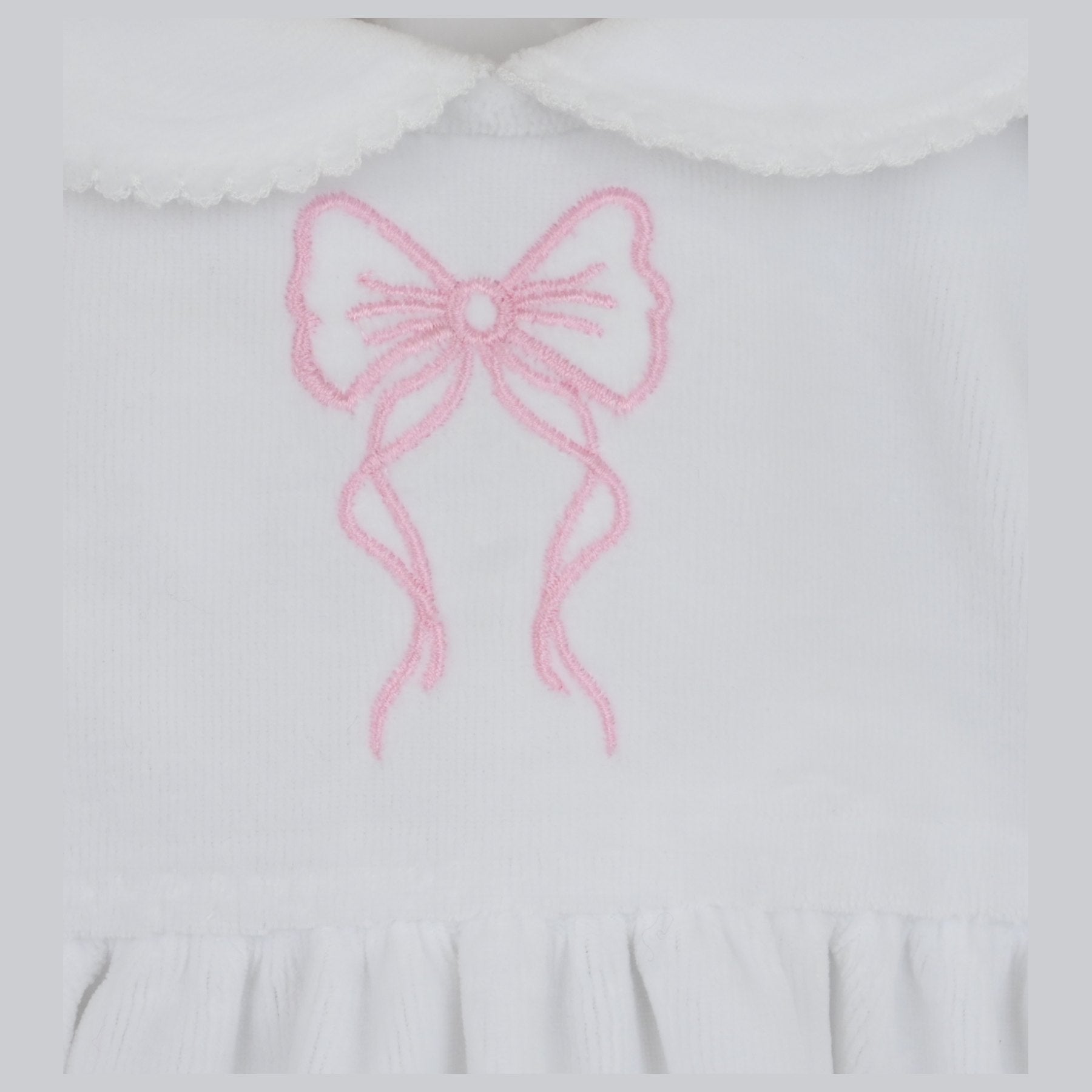Pex Girls Hallie Romper White/Pink B1034001 – additional product view 3