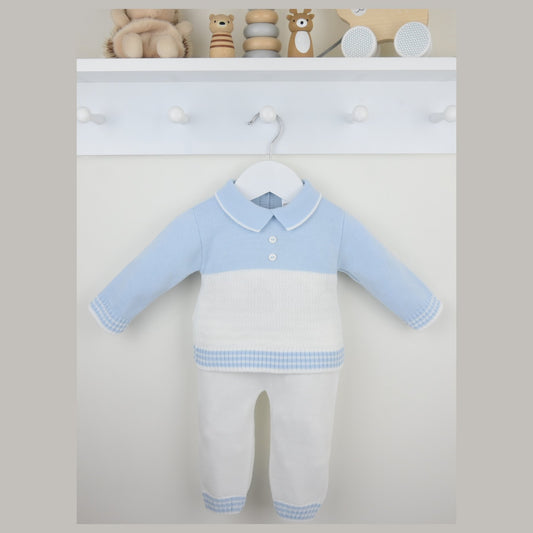 Pex Boys Parker Trouser Suit Blue/White B1060009 – main product view
