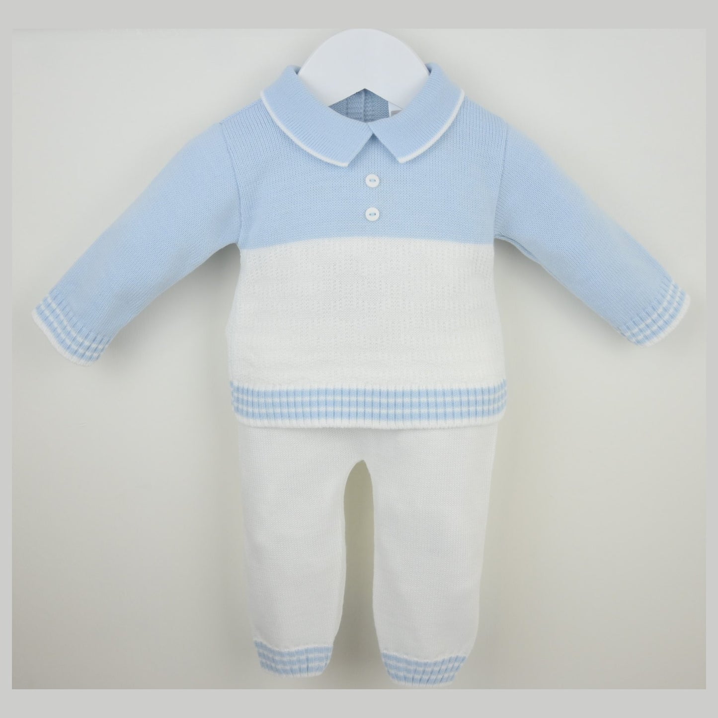 Pex Boys Parker Trouser Suit Blue/White B1060009 – additional product view 2