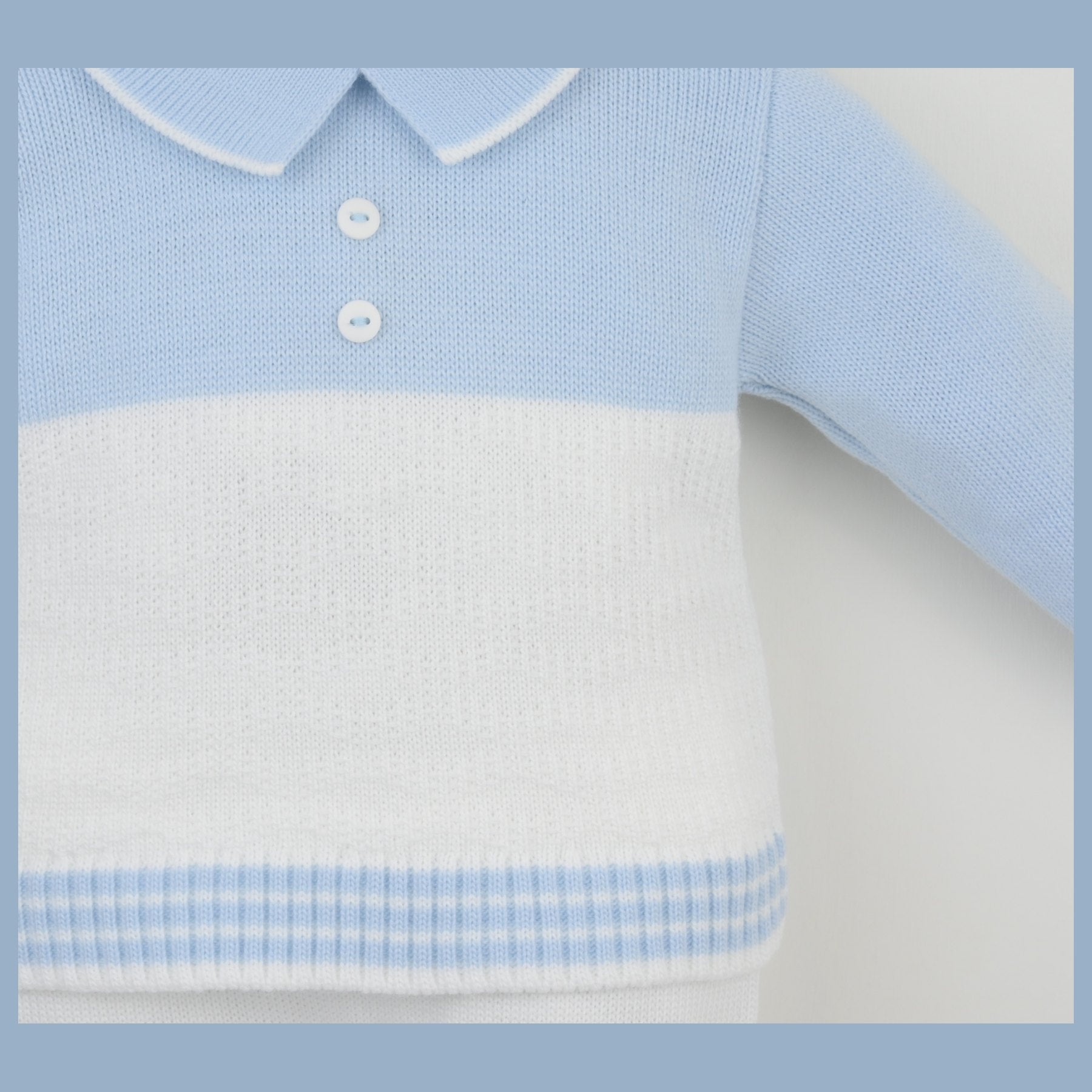 Pex Boys Parker Trouser Suit Blue/White B1060009 – additional product view 3