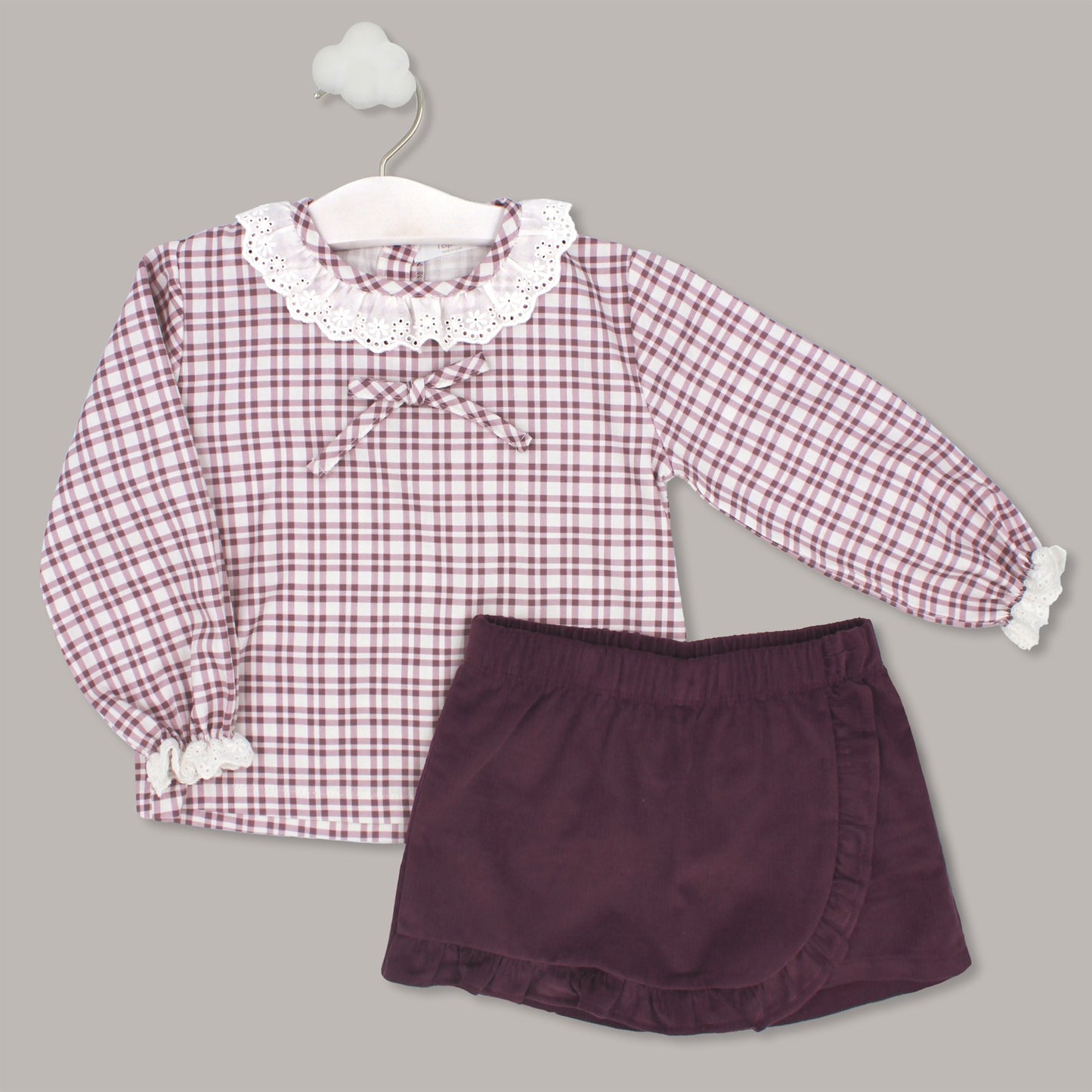 Rapife Girls Blouse and Bermuda Malva 4433W26 – additional view 3