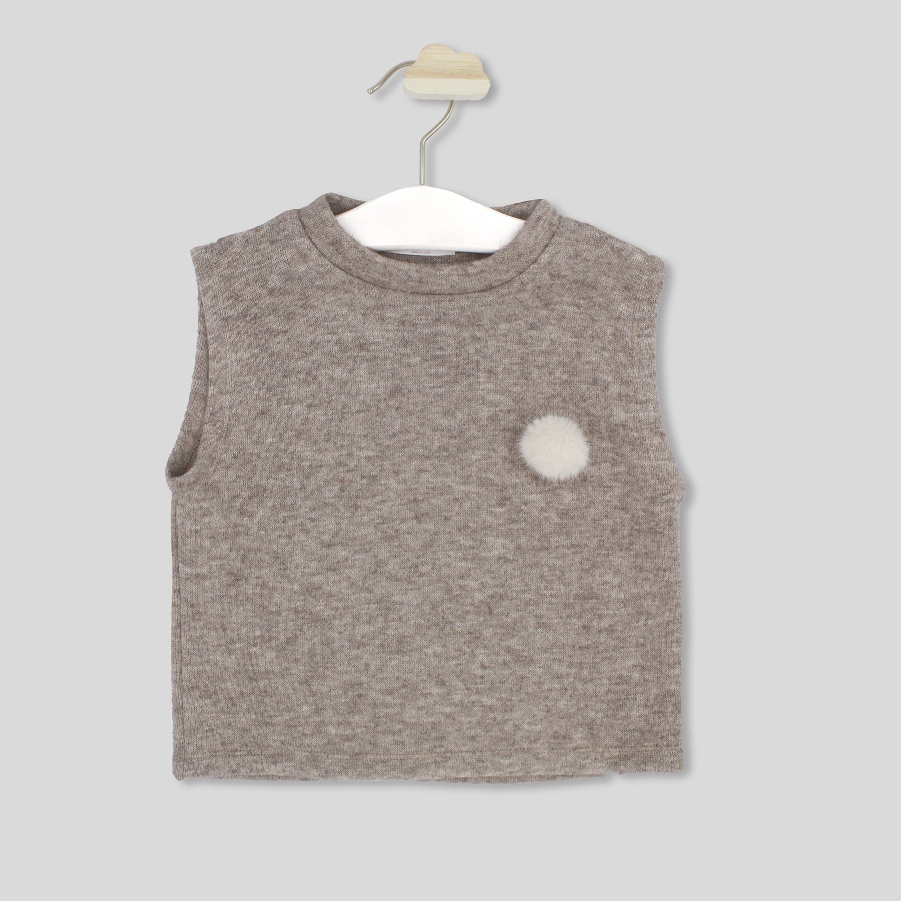 Rapife Girls Vest Brown 4549W26 – additional view 2