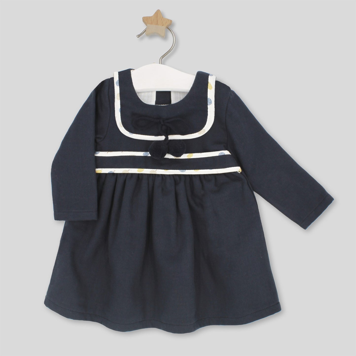 Rapife Girls Long Sleeve Dress Blue 4716W26 – main view