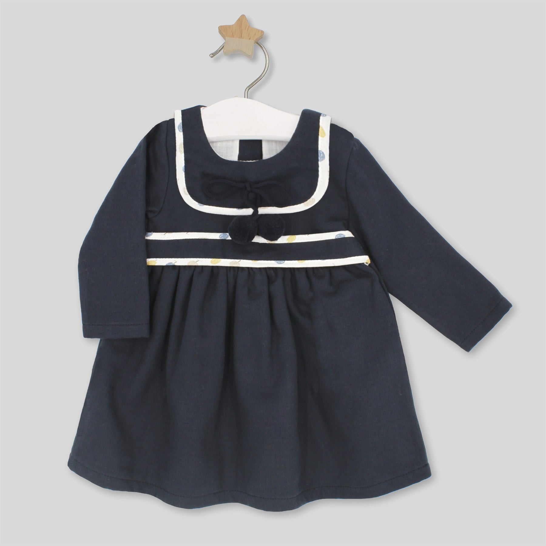 Rapife Girls Long Sleeve Dress Blue 4716W26 – main view