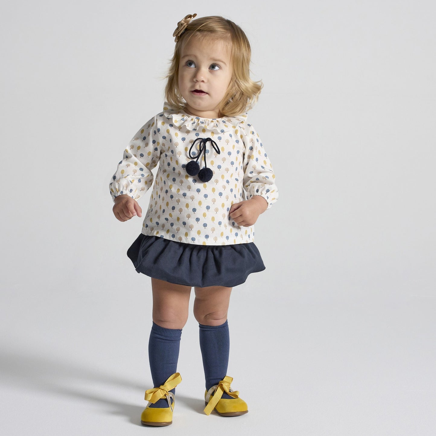Rapife Girls Blouse and Skirt Blue 4719W26 – main view
