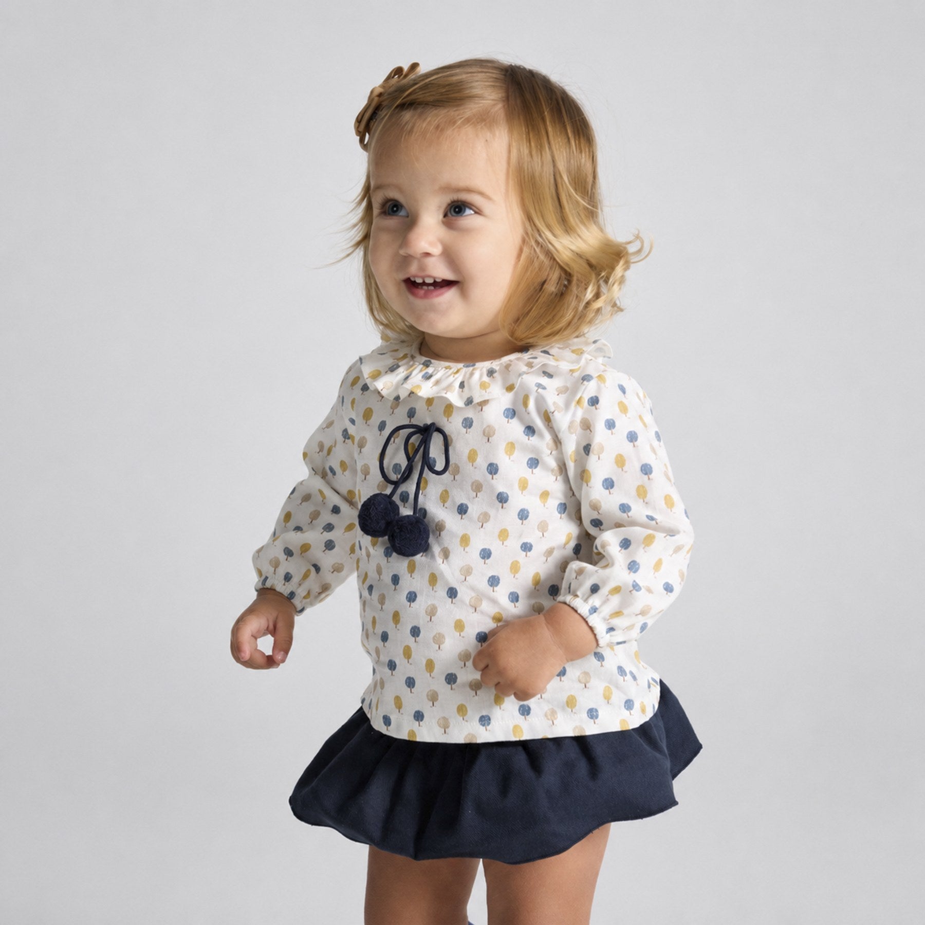Rapife Girls Blouse and Skirt Blue 4719W26 – additional view 2
