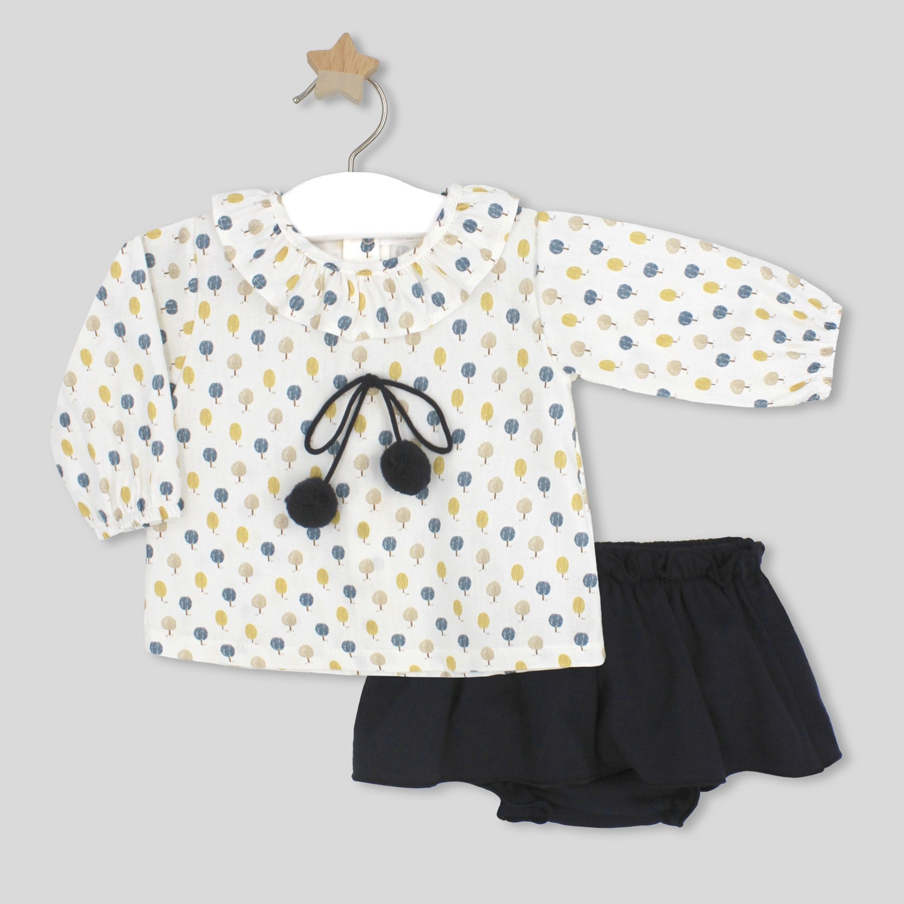 Rapife Girls Blouse and Skirt Blue 4719W26 – additional view 4