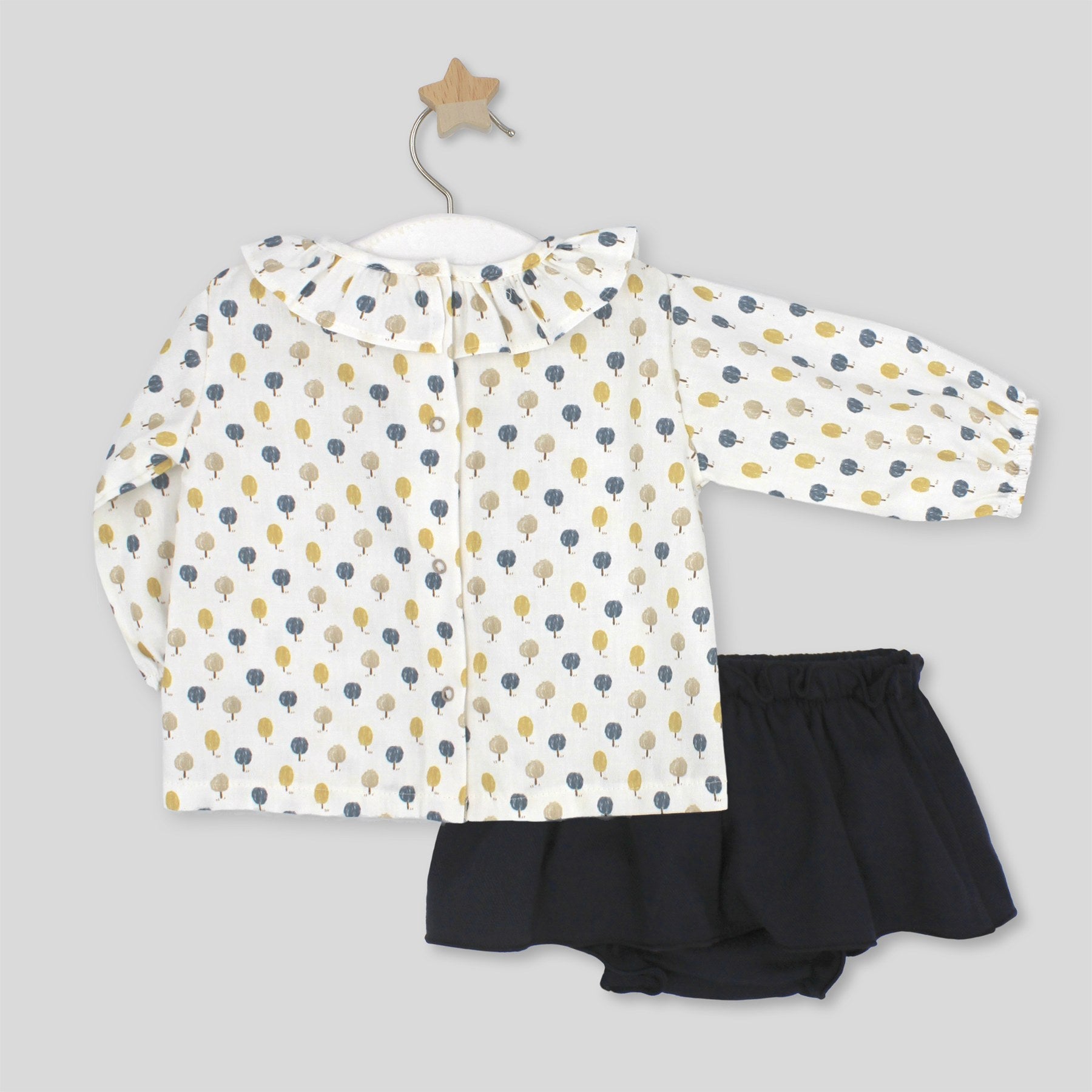 Rapife Girls Blouse and Skirt Blue 4719W26 – additional view 5