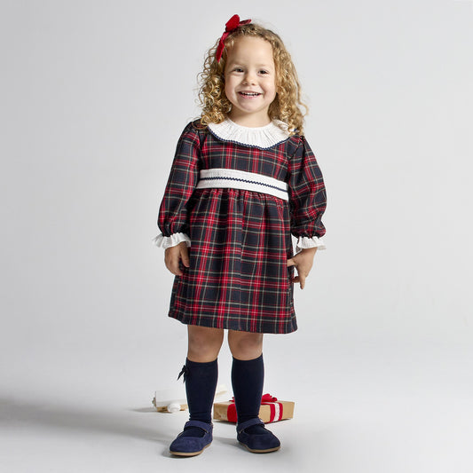 Rapife Girls Bow Dress Blue 4845W26 – main view