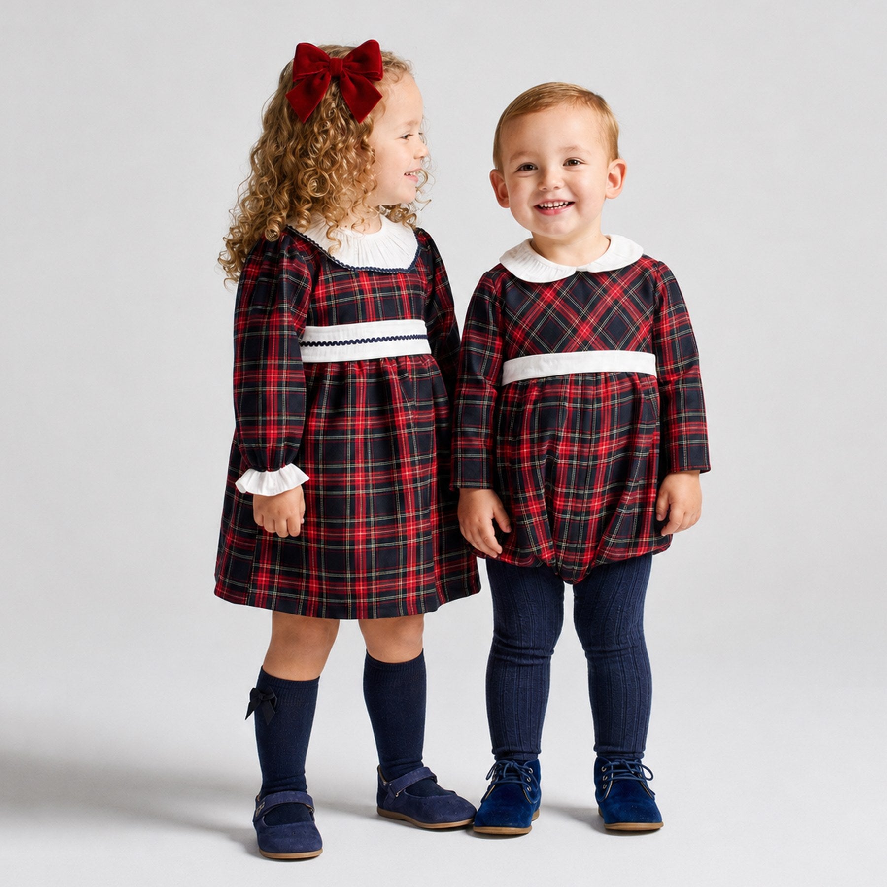 Rapife Girls Bow Dress Blue 4845W26 – additional view 2