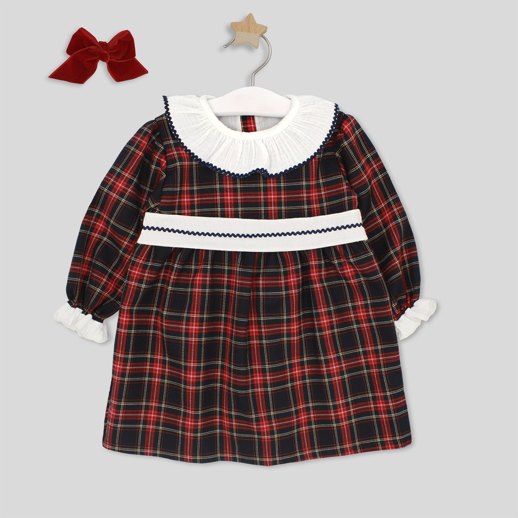 Rapife Girls Bow Dress Blue 4845W26 – additional view 3