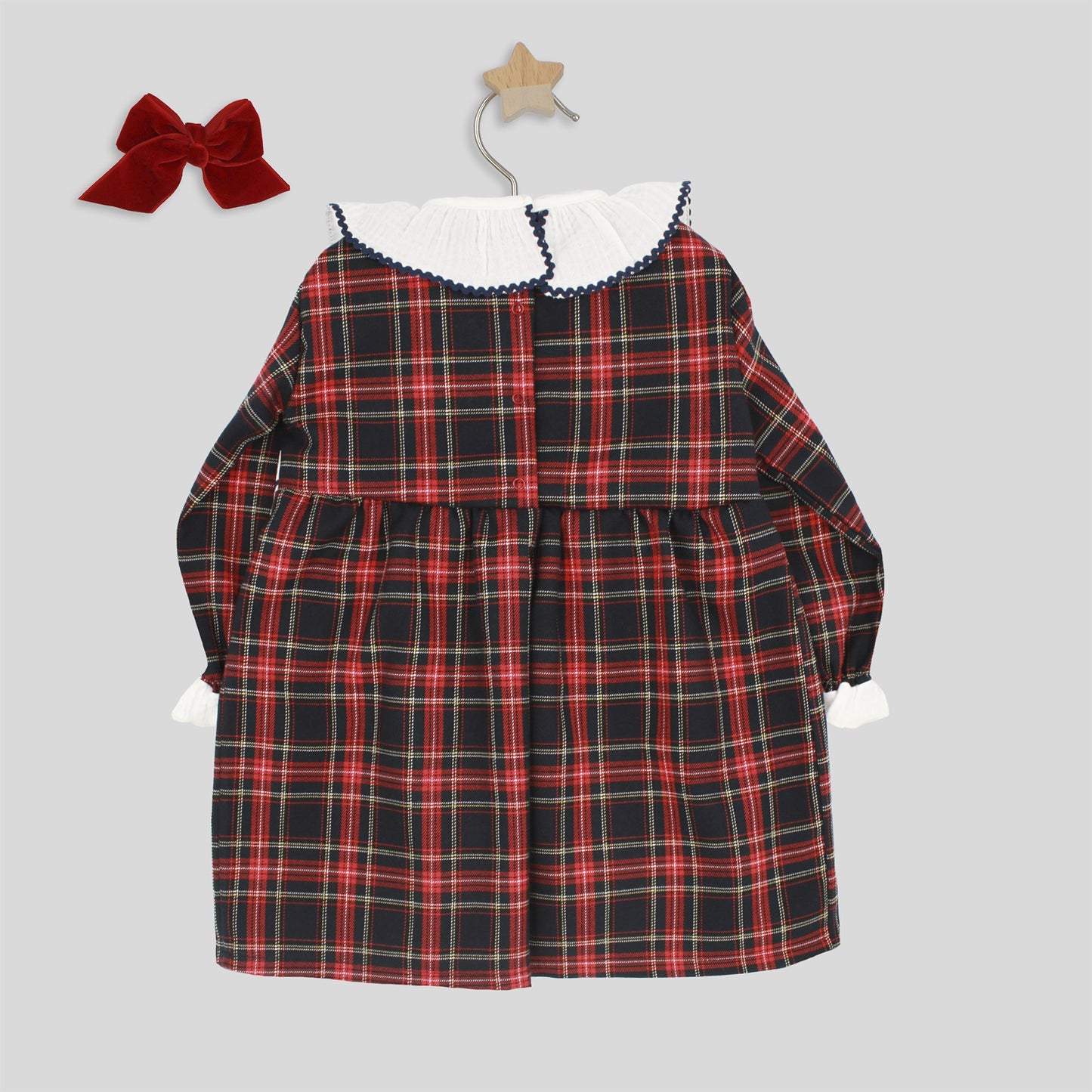 Rapife Girls Bow Dress Blue 4845W26 – additional view 4