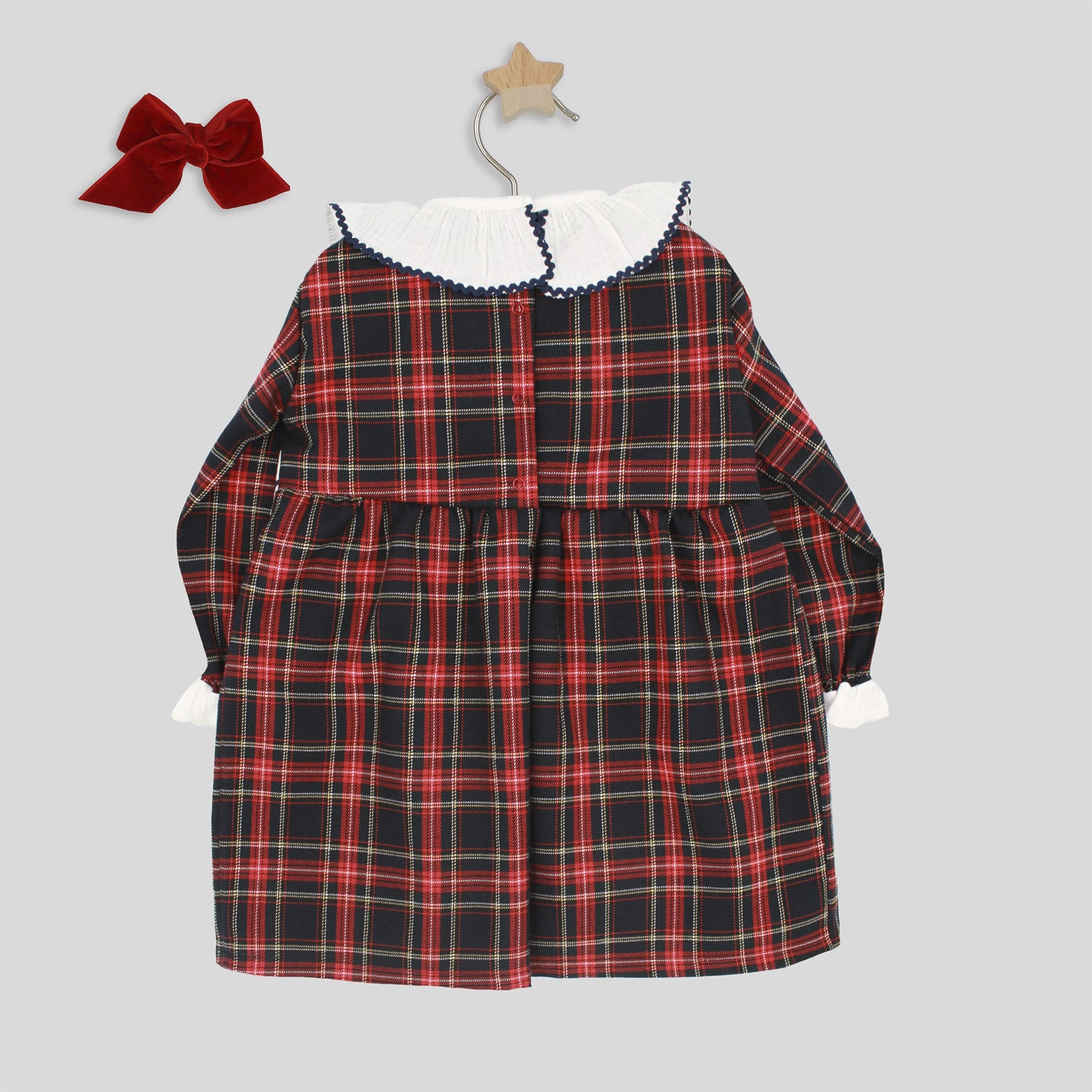 Rapife Girls Bow Dress Blue 4845W26 – additional view 4