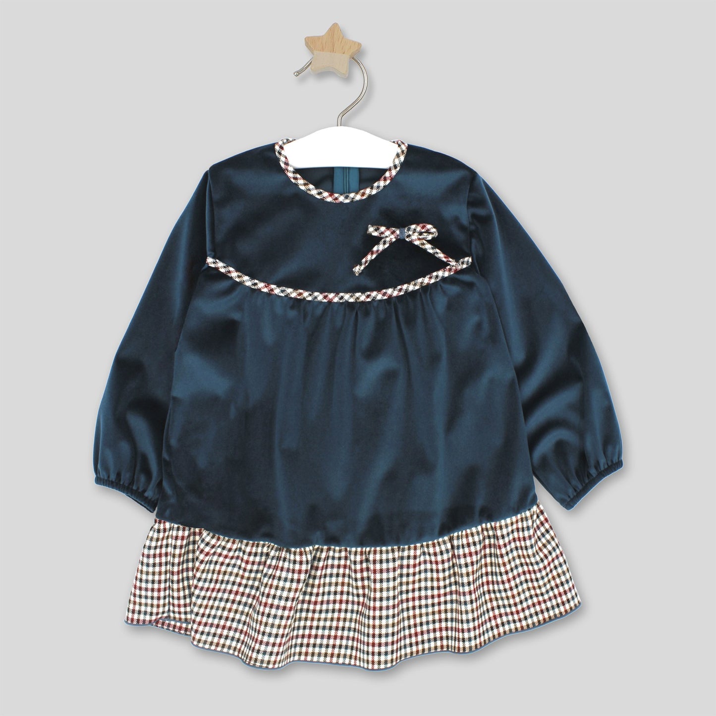 Rapife Girls Long Sleeve Dress Blue 5016W26 – additional view 2