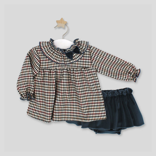 Rapife Girls Blouse and Skirt Blue 5019W26 – main view