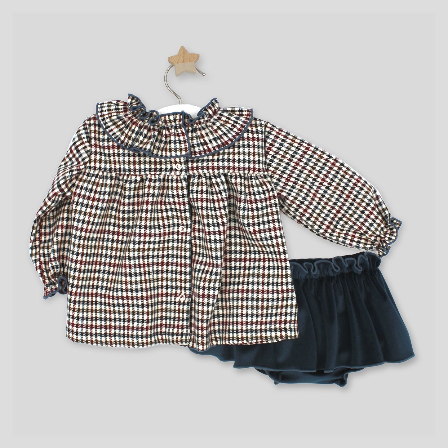 Rapife Girls Blouse and Skirt Blue 5019W26 – additional view 2
