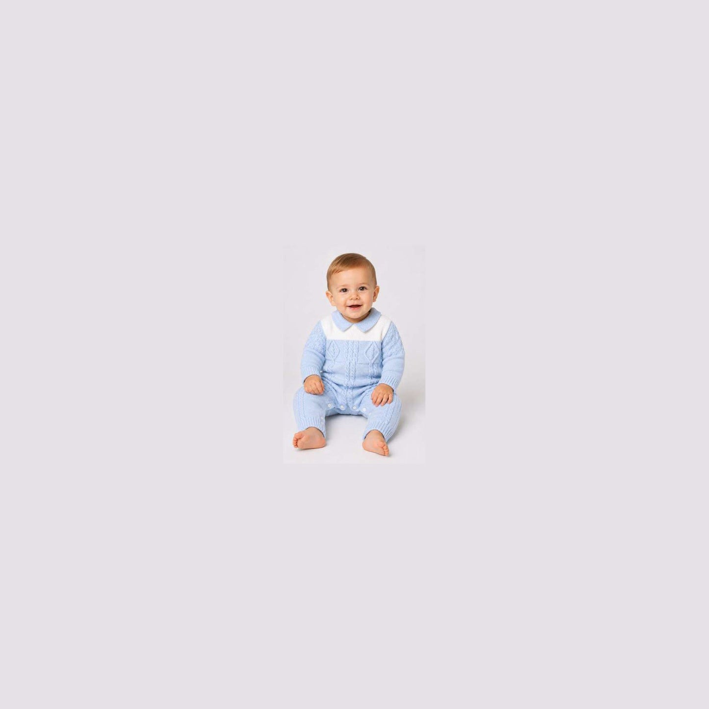 Sarah Louise Boys All In One Blue/White 008275 - model