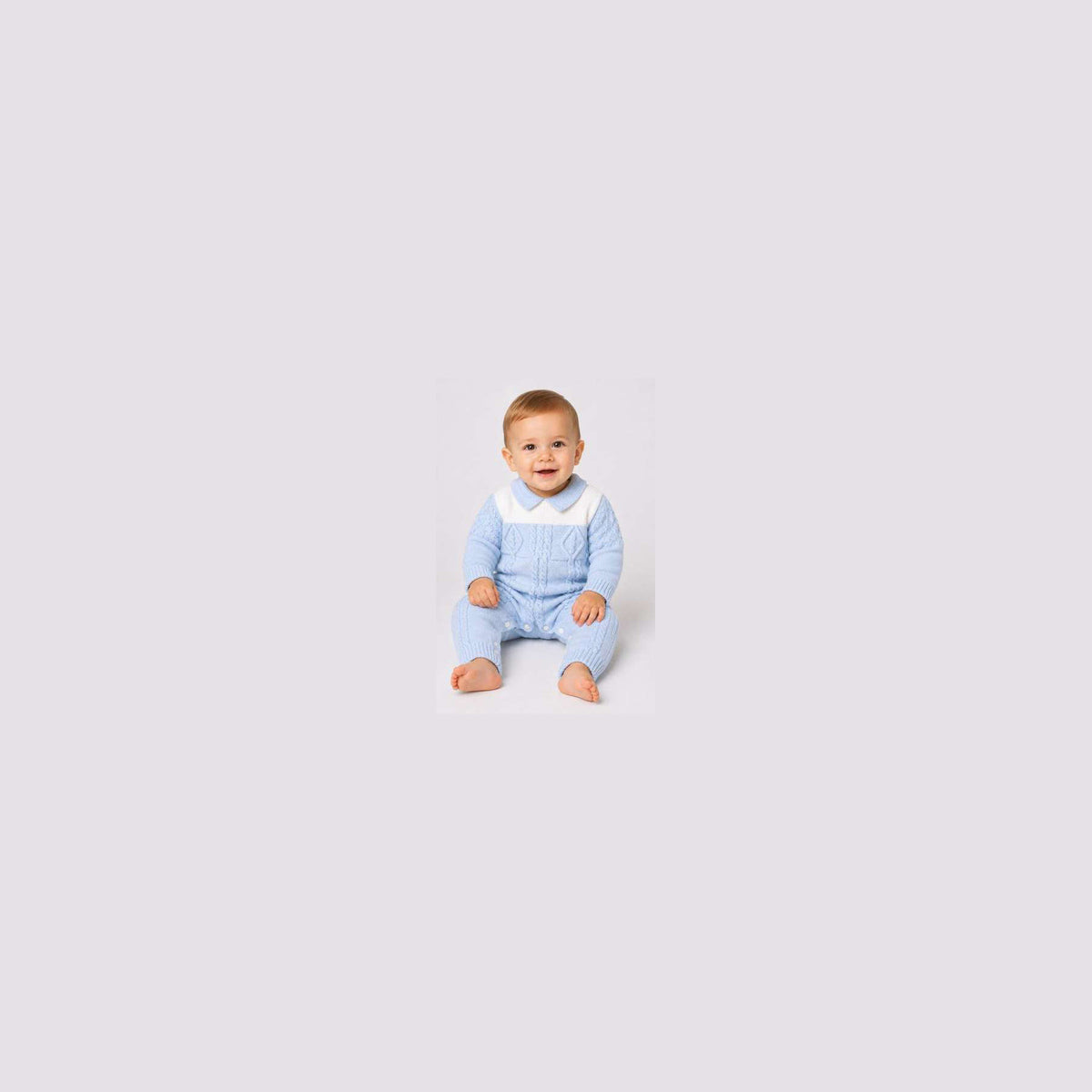 Sarah Louise Boys All In One Blue/White 008275 - model
