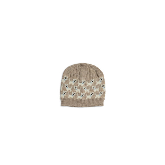 Smallstuff Baby AO Dogs Merino Wool Hat Nature Melange 0967-01