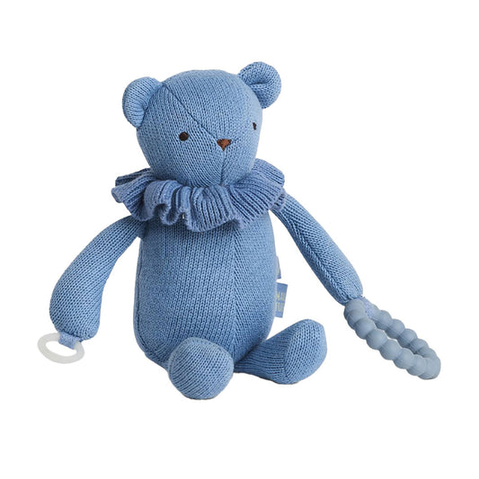 Smallstuff Boys Little Activity Bear for Dummy and Teether Blue 40006-36